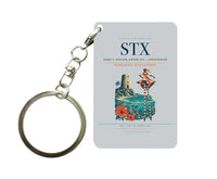 Thumbnail for Henry E. Rohlsen Airport (STX) design on light gray key chain