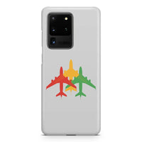 Thumbnail for Colourful 3 Airplanes Samsung Case - view 5
