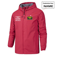 Thumbnail for Flying One Ball Designed Rain Jackets & Windbreakers - view 11