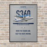 Thumbnail for Shorts 360-300 vertical canvas print - framed - light gray background
