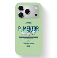 Thumbnail for Tecnam P-Mentor design on light green magsafe iphone case, for iPhone 17 Pro