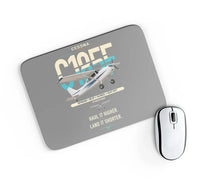 Thumbnail for Cessna A185F Skywagon design on gray rectangle mouse pad