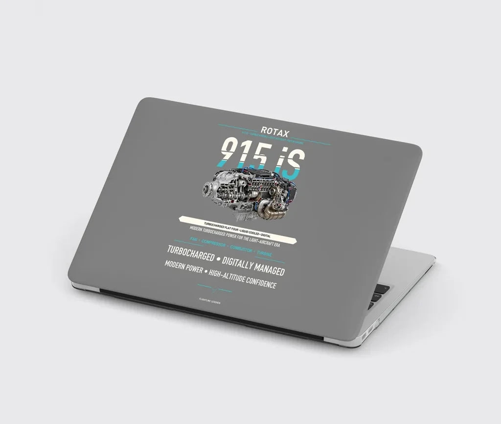 915 iS design on gray MacBook case