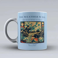 Thumbnail for VINTAGE G4141 - The Weather Wall - Ceramic Mug design on lightblue