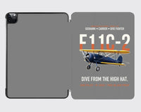 Thumbnail for F11C-2 Goshawk Dive from the High Hat design on gray ipad tablet case