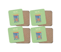 Thumbnail for Jose Maria Cordova International Airport MDE Coaster 4-Pieces-Set - Light Green