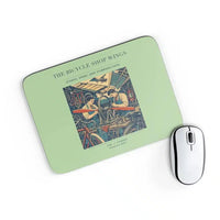 Thumbnail for VINTAGE G4323 - The Bicycle Shop Wings - Designed Mouse Pads design on lightgreen rectangle