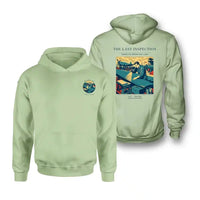 Thumbnail for VINTAGE G4536 - The Last Inspection - Double-Side Hoodie design on lightgreen double side