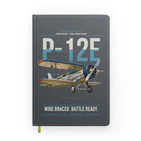 Thumbnail for Boeing P-12E design on gray notebook