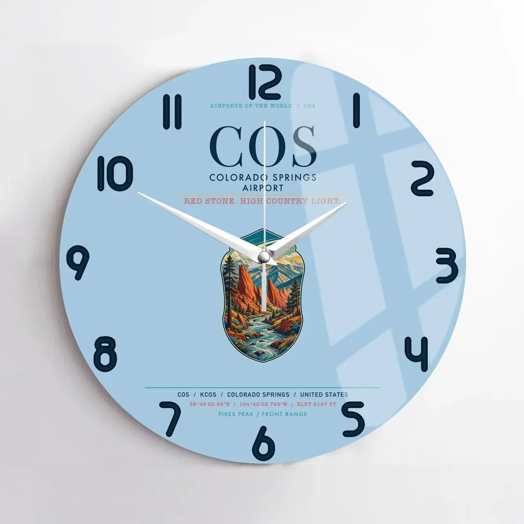 Colorado Springs Airport COS - Blue