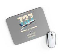Thumbnail for Boeing 737-200 design on gray rectangle mouse pad