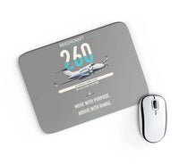 Thumbnail for Beechcraft King Air 260 design on gray rectangle mouse pad