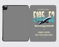 Thumbnail for Embraer E195-E2 design on gray ipad tablet case