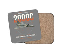 Thumbnail for Dassault Mirage 2000C RDI design on gray 1 piece coaster