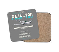 Thumbnail for Piper PA-44-180 Seminole design on gray 1 piece coaster