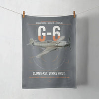 Thumbnail for Messerschmitt Bf 109G-6 design on gray towel