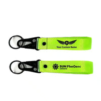 Thumbnail for Sun Phu Quoc Airways Hawk-shaped key chain, Light Green+ NAME