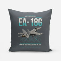 Thumbnail for EA-18G Growler design on gray pillow
