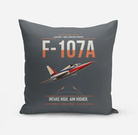 Thumbnail for F-107A Ultra Sabre design on gray pillow