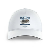 Thumbnail for PT6E-67XP design on white printed hat