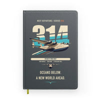 Thumbnail for Boeing 314 Clipper design on gray notebook