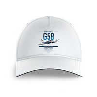 Thumbnail for Beechcraft Baron G58 design on white printed hat