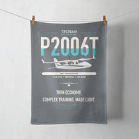 Thumbnail for Tecnam P2006T design on gray towel
