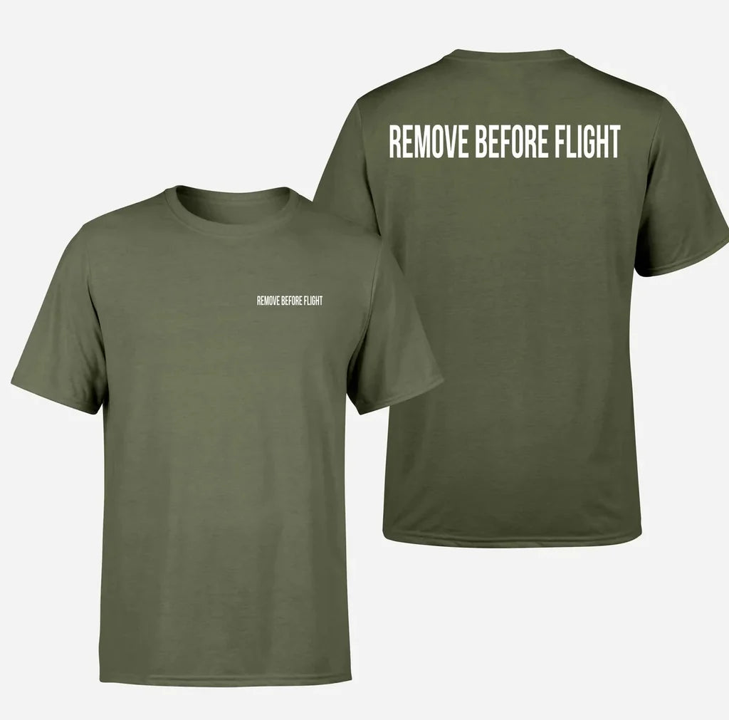 Remove Before Flight 2 Designed Double-Side T-Shirts - view 11