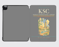 Thumbnail for Košice International Airport (KSC) design on gray ipad tablet case