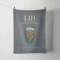 Thumbnail for Līhuʻe Airport (LIH) design on gray towel