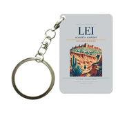 Thumbnail for Almería Airport (LEI) design on light gray key chain