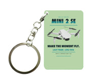 Thumbnail for DJI Mini 2 SE Key Chain design on light green key chain