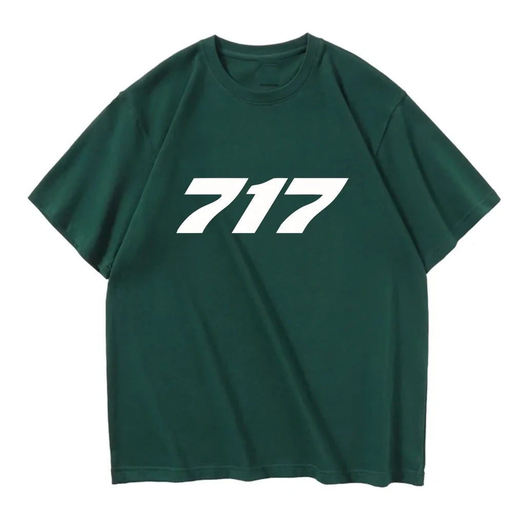 717 Flat Text Designed Relax Fit T-Shirts - view 11