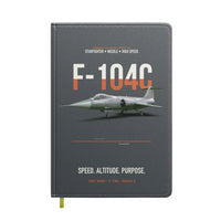Thumbnail for F-104C Starfighter Speed In A Straight Line design on gray notebook