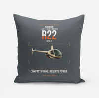 Thumbnail for Robinson R22 Beta II design on gray pillow
