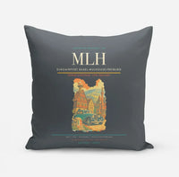 Thumbnail for EuroAirport Basel-Mulhouse-Freiburg (MLH) design on gray pillow