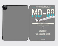 Thumbnail for McDonnell Douglas MD-80 design on gray ipad tablet case