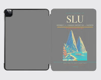 Thumbnail for George F. L. Charles Airport (SLU) design on gray ipad tablet case
