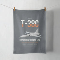 Thumbnail for T-38C Talon design on gray towel