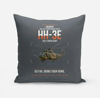 Thumbnail for Sikorsky HH-3E Jolly Green Giant design on gray pillow