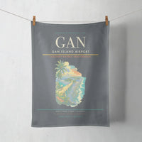 Thumbnail for Gan Island Airport (GAN) design on gray towel