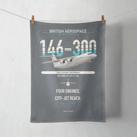 Thumbnail for BAe 146-300 design on gray towel