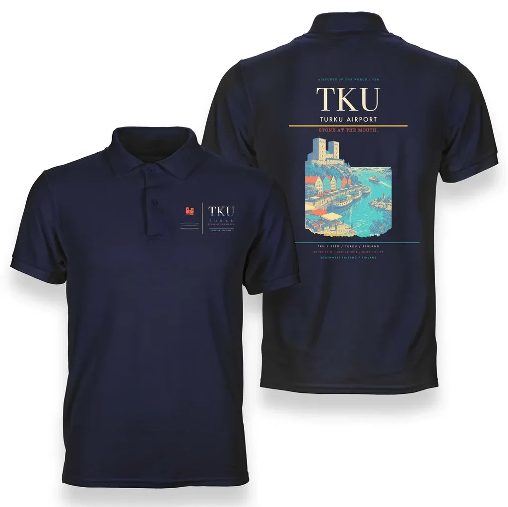 Turku Airport TKU Navy Blue