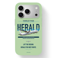 Thumbnail for Handley Page HPR.7 Dart Herald Case design on light green iphone case