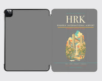 Thumbnail for Kharkiv International Airport (HRK) design on gray ipad tablet case