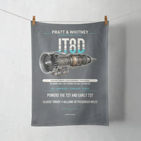 Thumbnail for JT8D design on gray towel