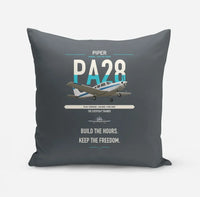 Thumbnail for Piper PA-28 Cherokee design on gray pillow