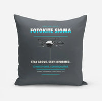 Thumbnail for Fotokite Sigma design on gray pillow