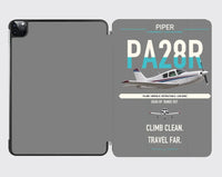 Thumbnail for Piper PA-28R Arrow III design on gray ipad tablet case