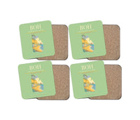 Thumbnail for Bournemouth Airport BOH Coaster 4-Pieces-Set - Light Green